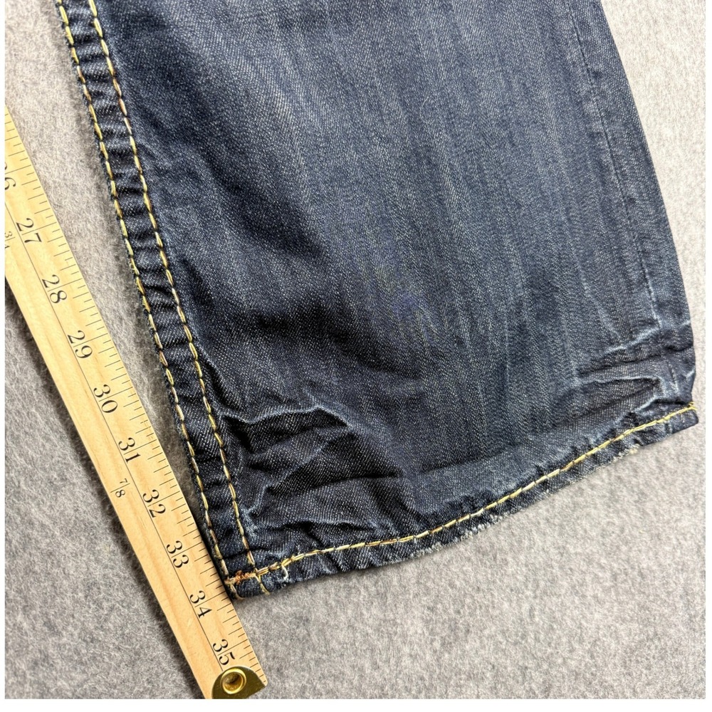 Big Star Voyager Loose Jeans Mens 38x34 Blue Dark Wash Limited Baggy Vintage - Picture 4 of 12